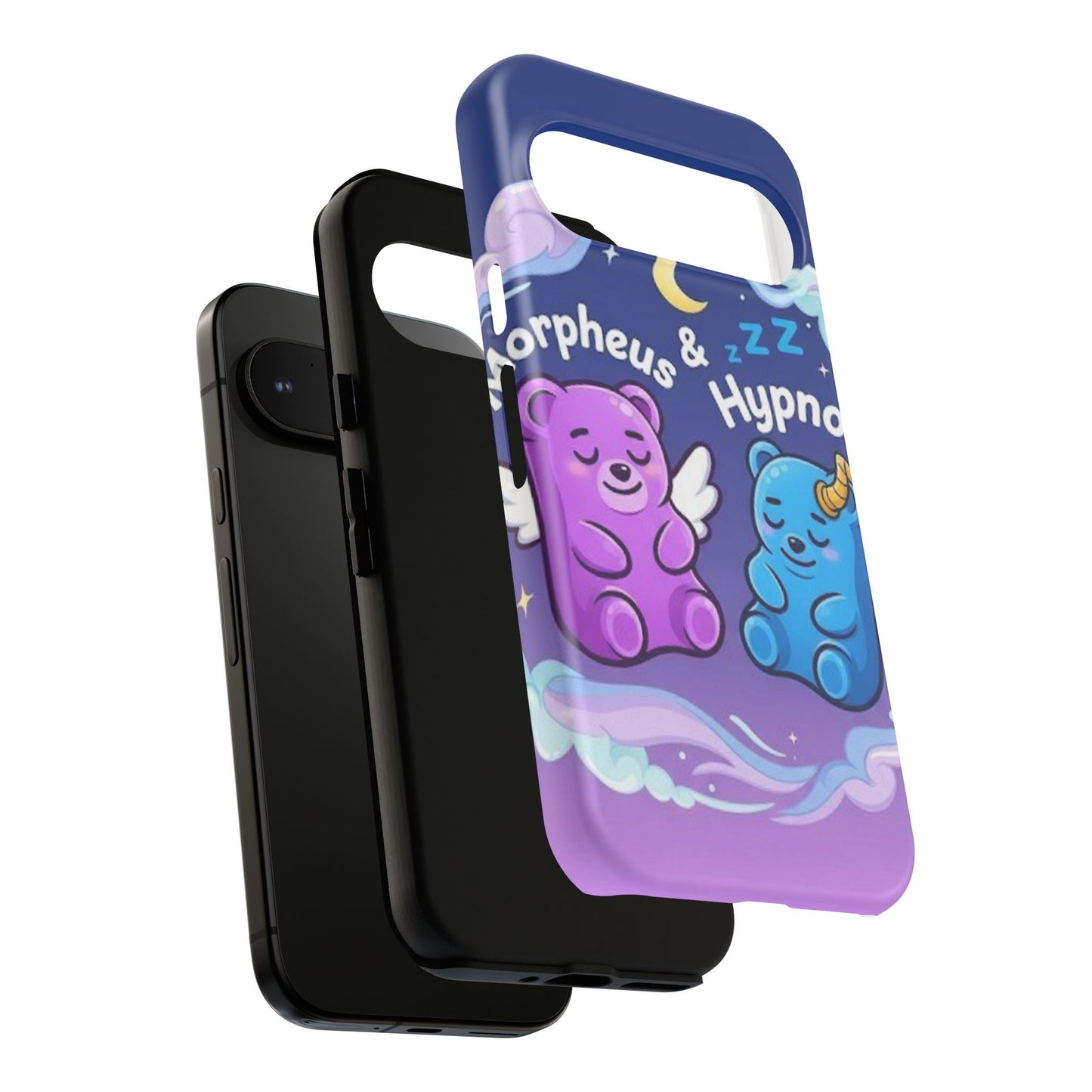 Cute Bear Phone Case with Orpheus & Hypnos Design