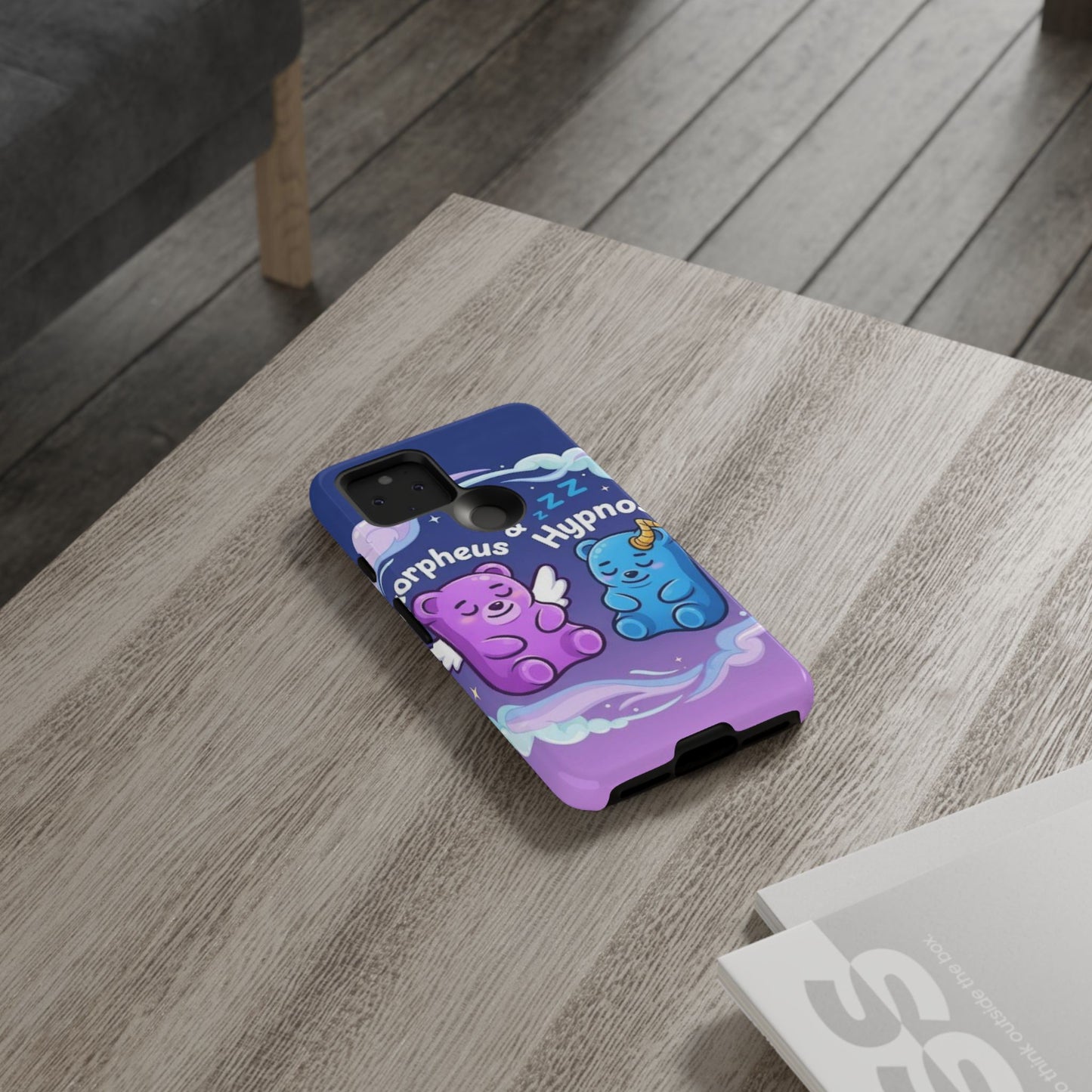 Cute Bear Phone Case with Orpheus & Hypnos Design