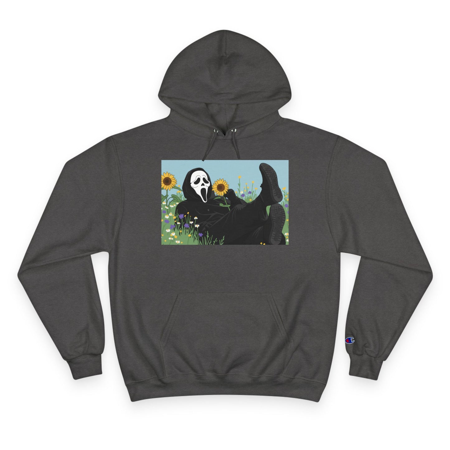 Chill Vibes Hoodie with Unique Artwork- Ghost Face