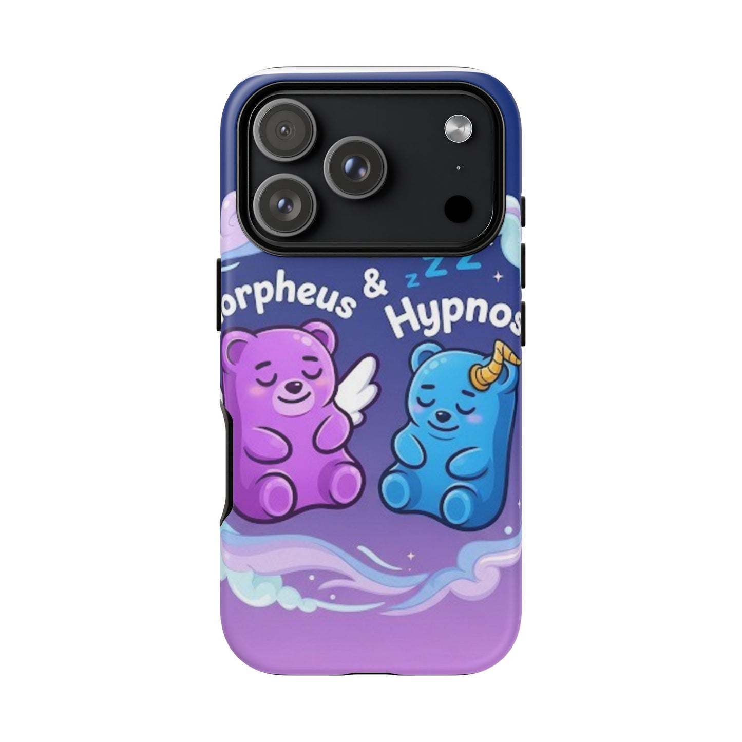 Cute Bear Phone Case with Orpheus & Hypnos Design