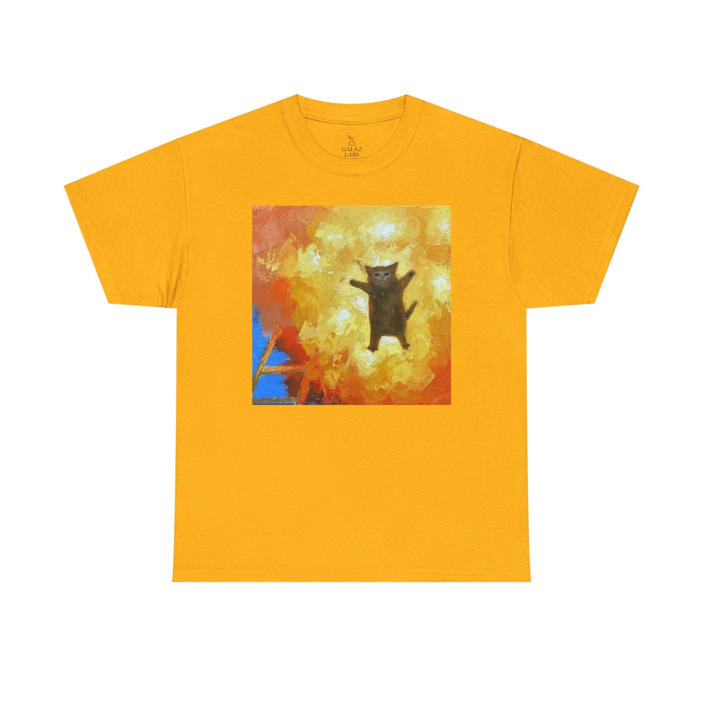 Cat Explosion Unisex Heavy Cotton Tee