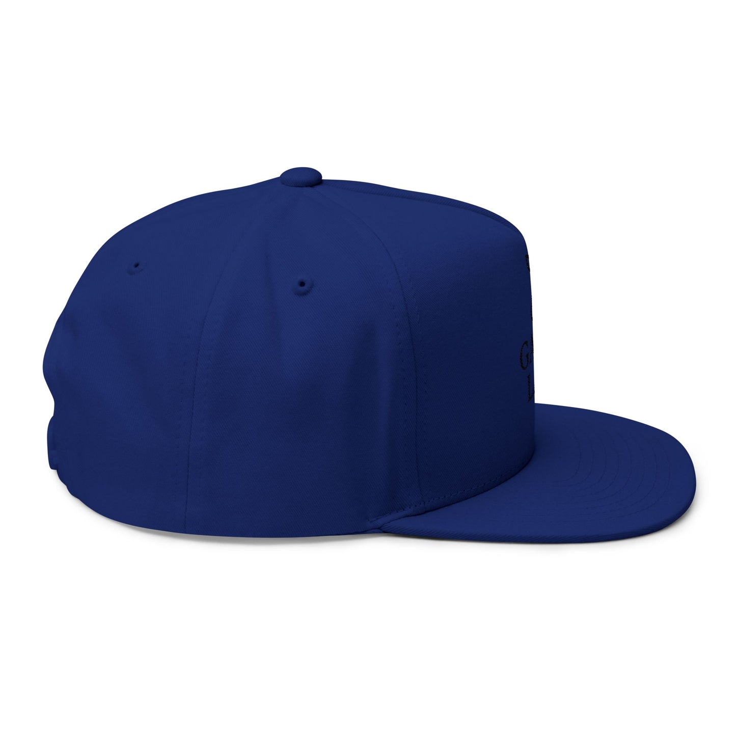 Custom Embroidered Flat Bill Cap