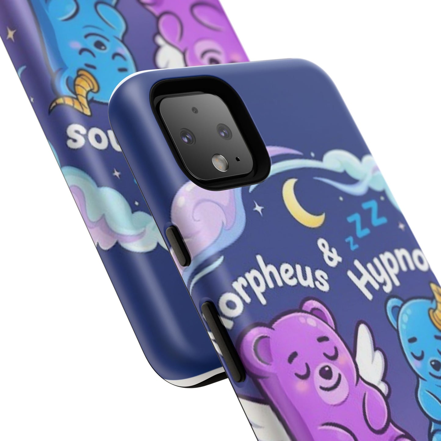 Cute Bear Phone Case with Orpheus & Hypnos Design