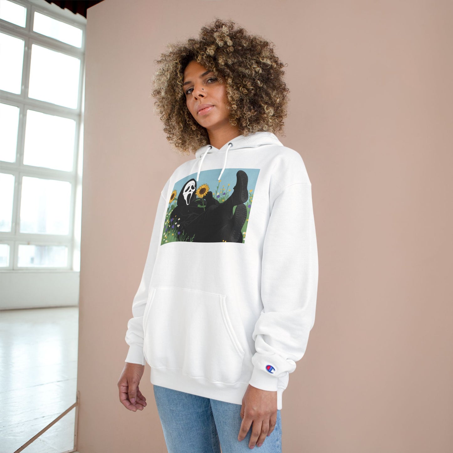 Chill Vibes Hoodie with Unique Artwork- Ghost Face