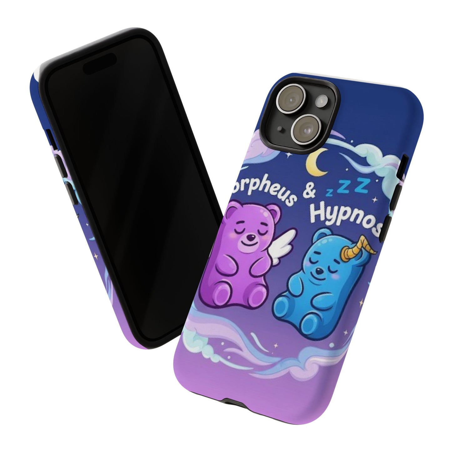 Cute Bear Phone Case with Orpheus & Hypnos Design