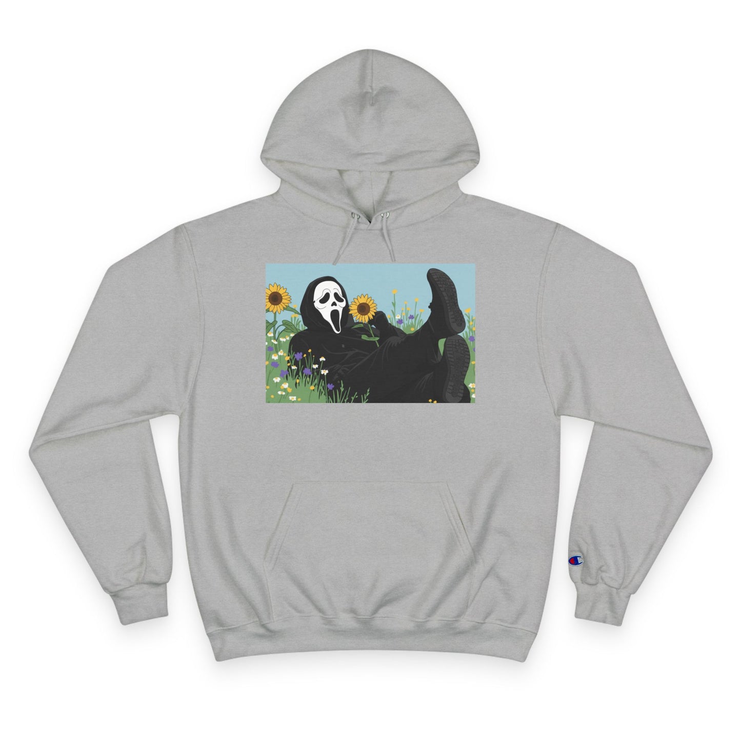 Chill Vibes Hoodie with Unique Artwork- Ghost Face