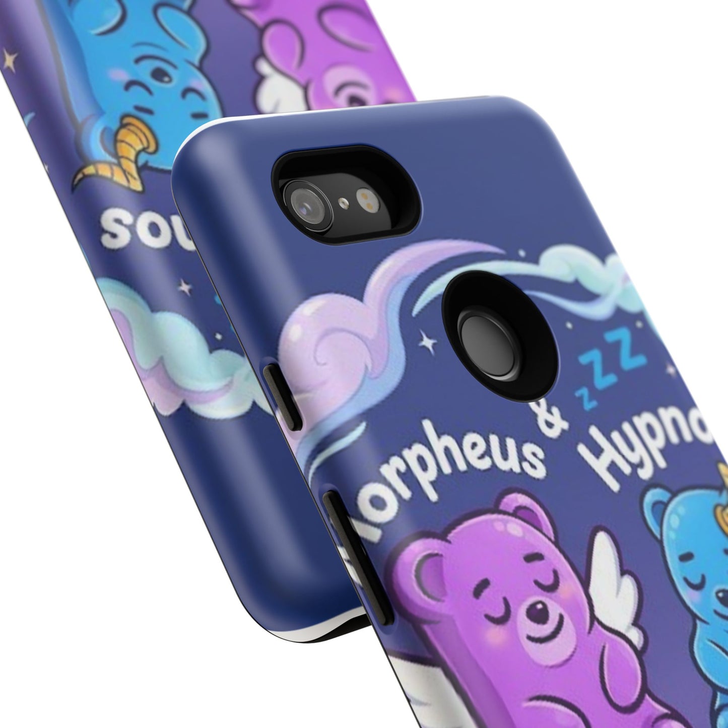 Cute Bear Phone Case with Orpheus & Hypnos Design