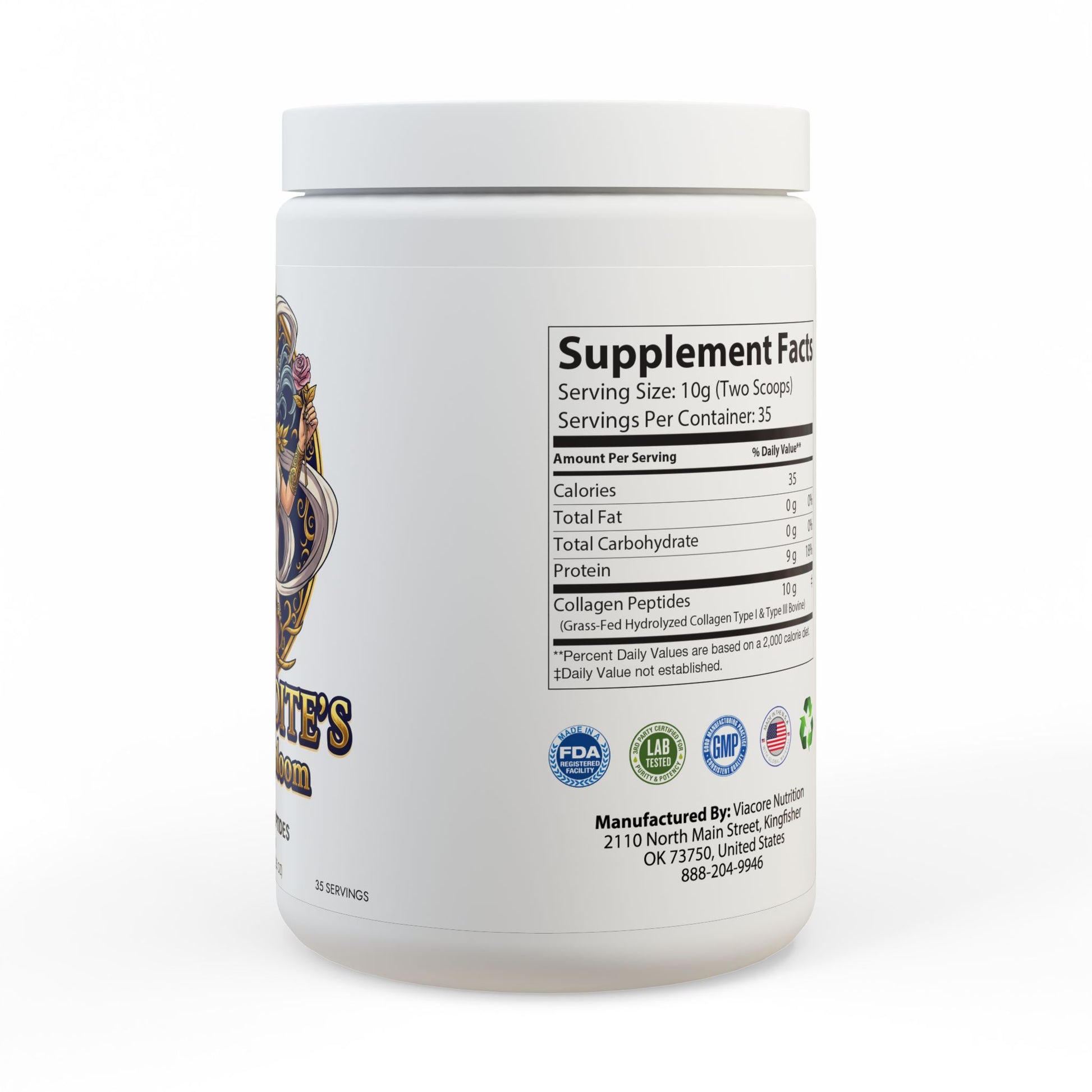 Aphrodite's Eternal Bloom: Collagen Peptides (350g, 12.3oz)