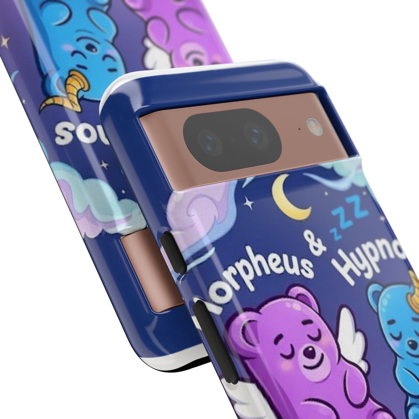Cute Bear Phone Case with Orpheus & Hypnos Design