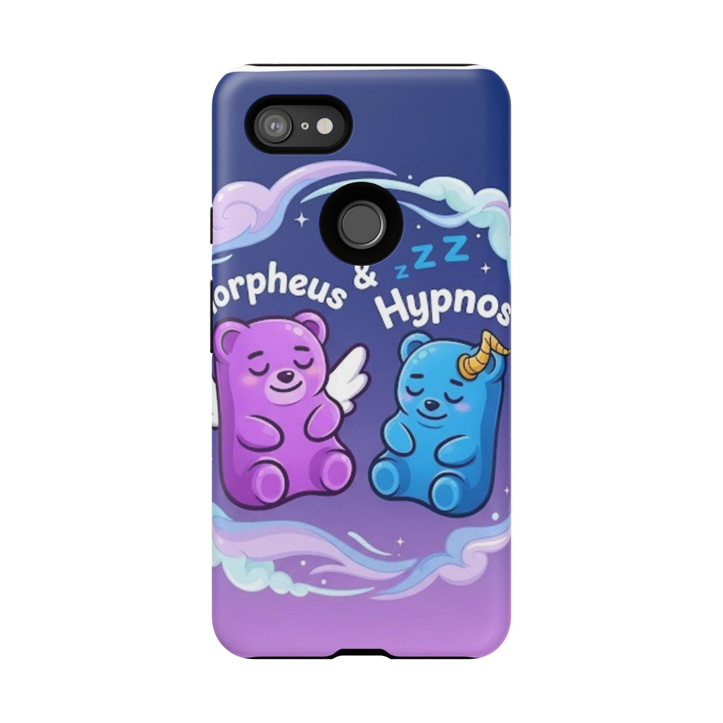 Cute Bear Phone Case with Orpheus & Hypnos Design