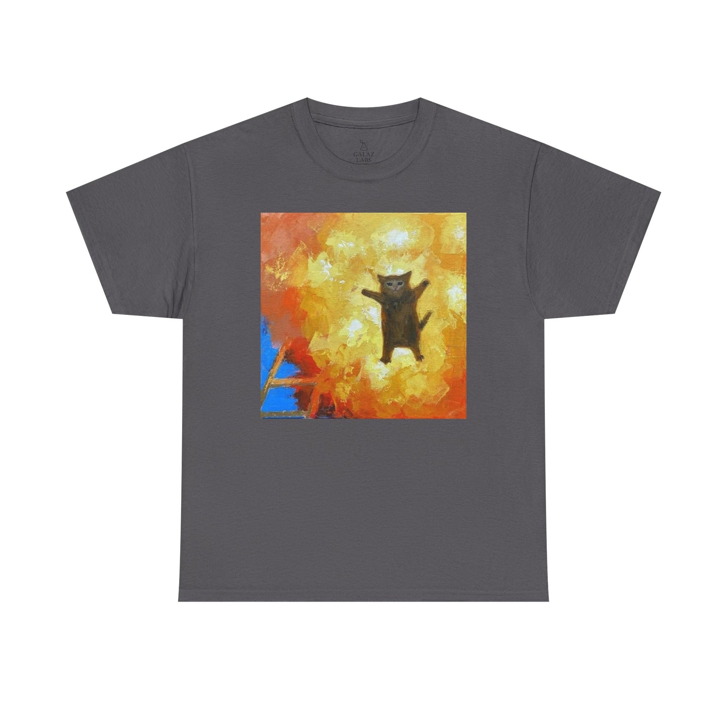 Cat Explosion Unisex Heavy Cotton Tee