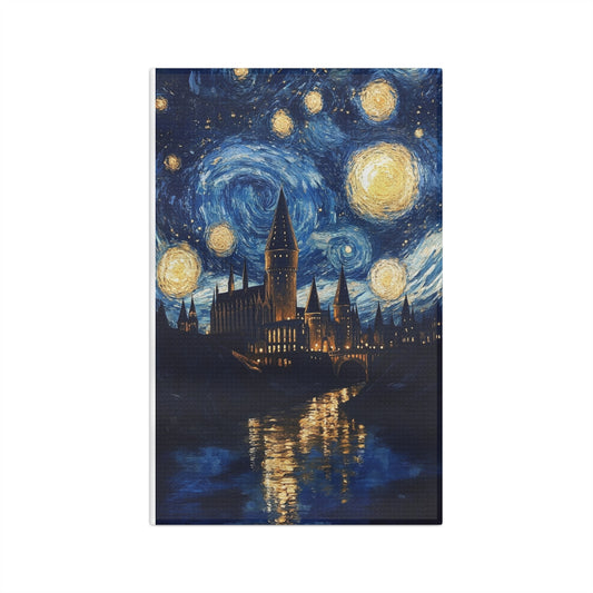 Starry Hogwarts Microfiber Tea Towel