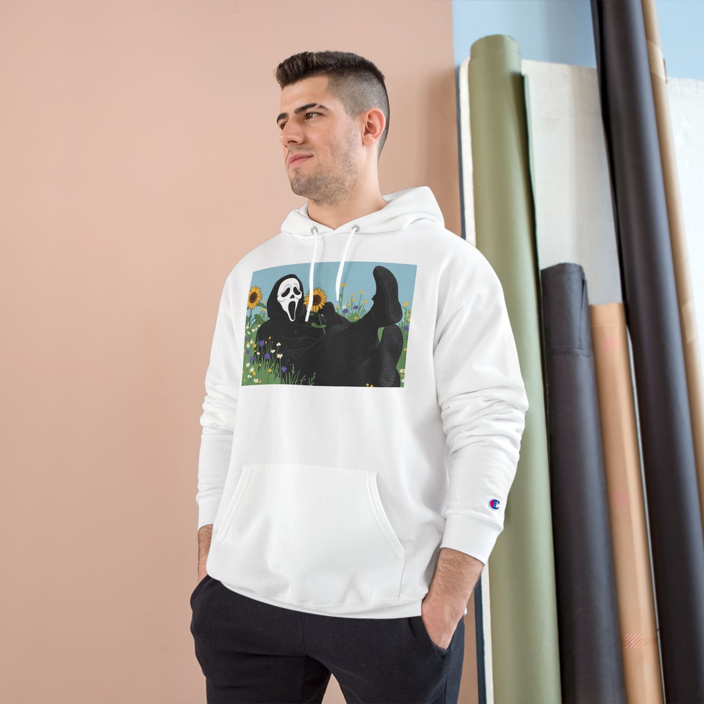Chill Vibes Hoodie with Unique Artwork- Ghost Face