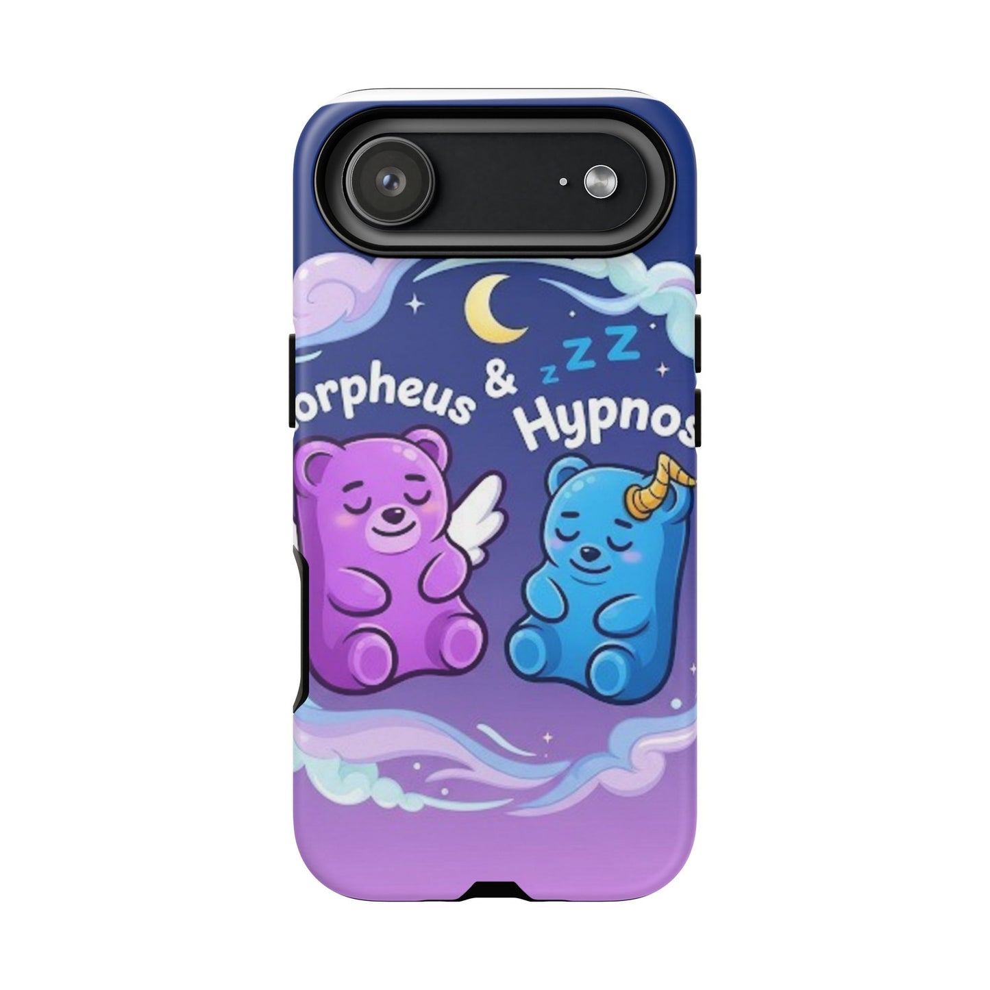 Cute Bear Phone Case with Orpheus & Hypnos Design