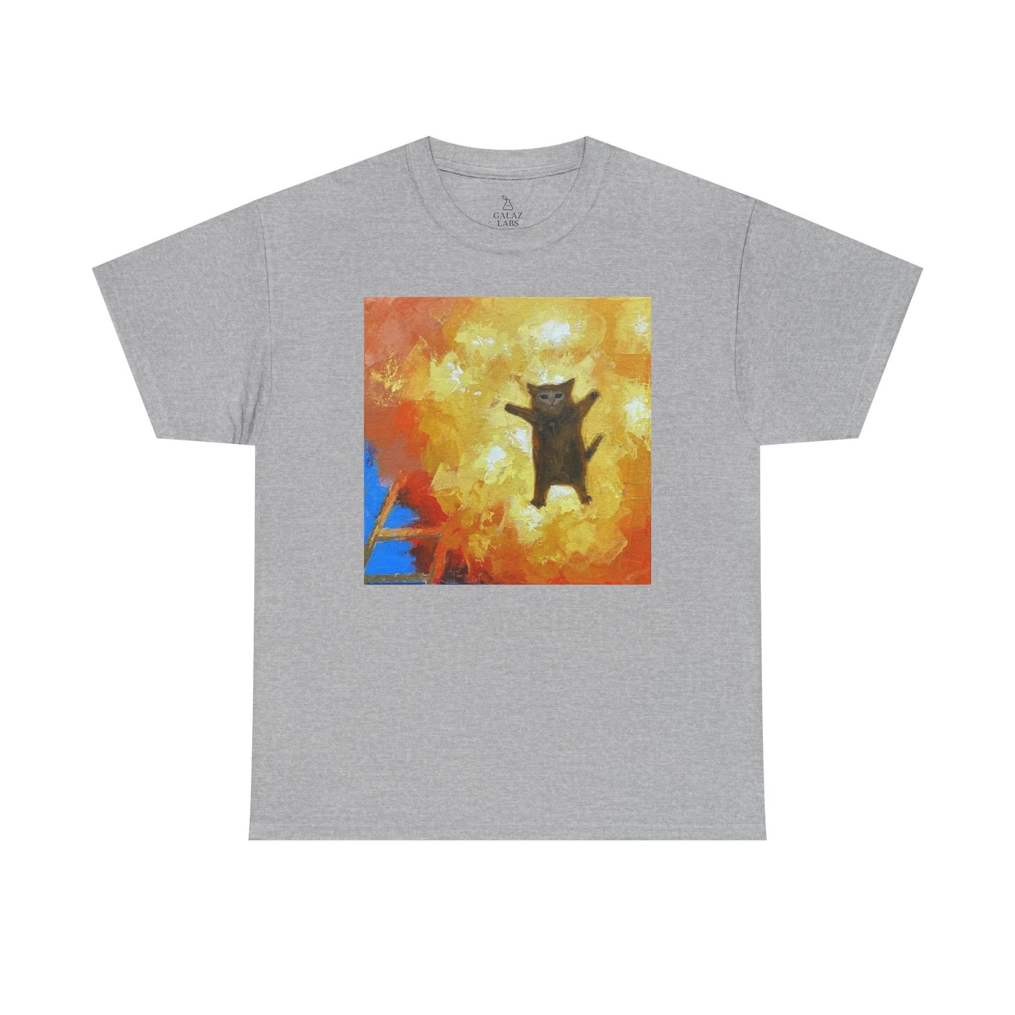 Cat Explosion Unisex Heavy Cotton Tee
