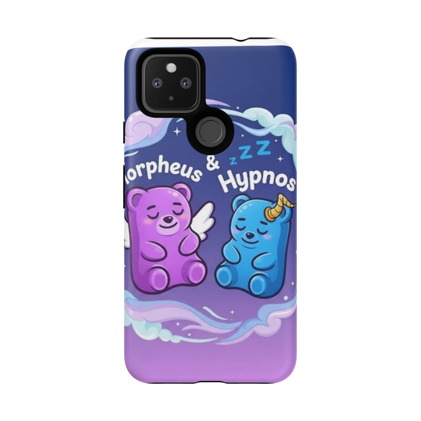 Cute Bear Phone Case with Orpheus & Hypnos Design