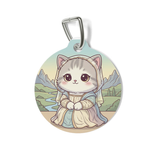 The Cat-Lisa -Themed Pet Tag