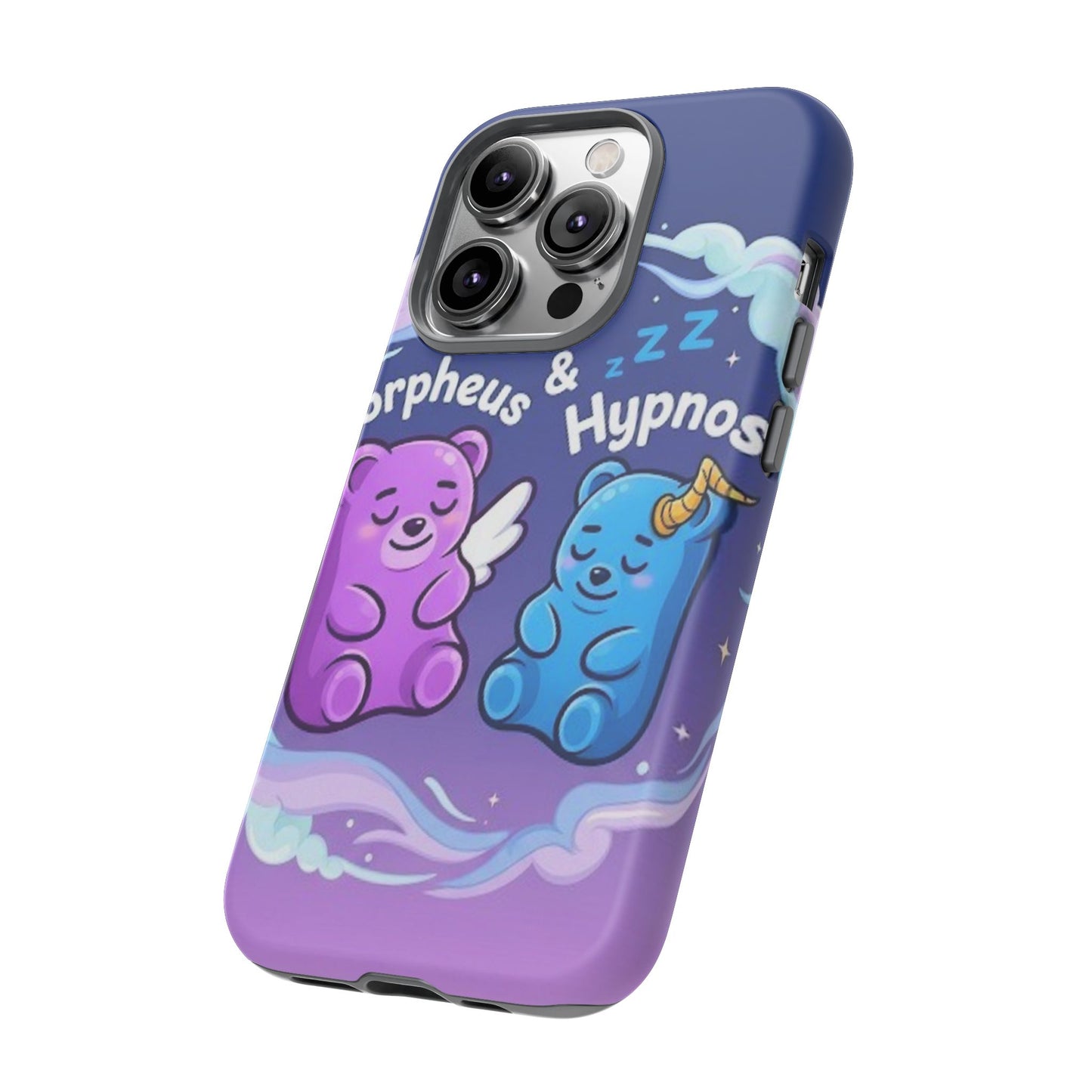 Cute Bear Phone Case with Orpheus & Hypnos Design
