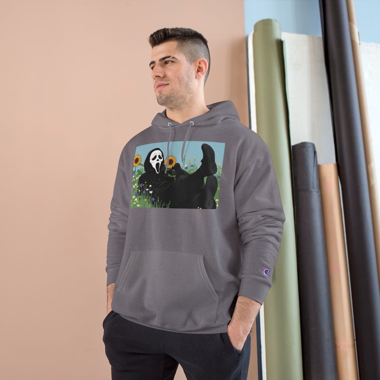 Chill Vibes Hoodie with Unique Artwork- Ghost Face