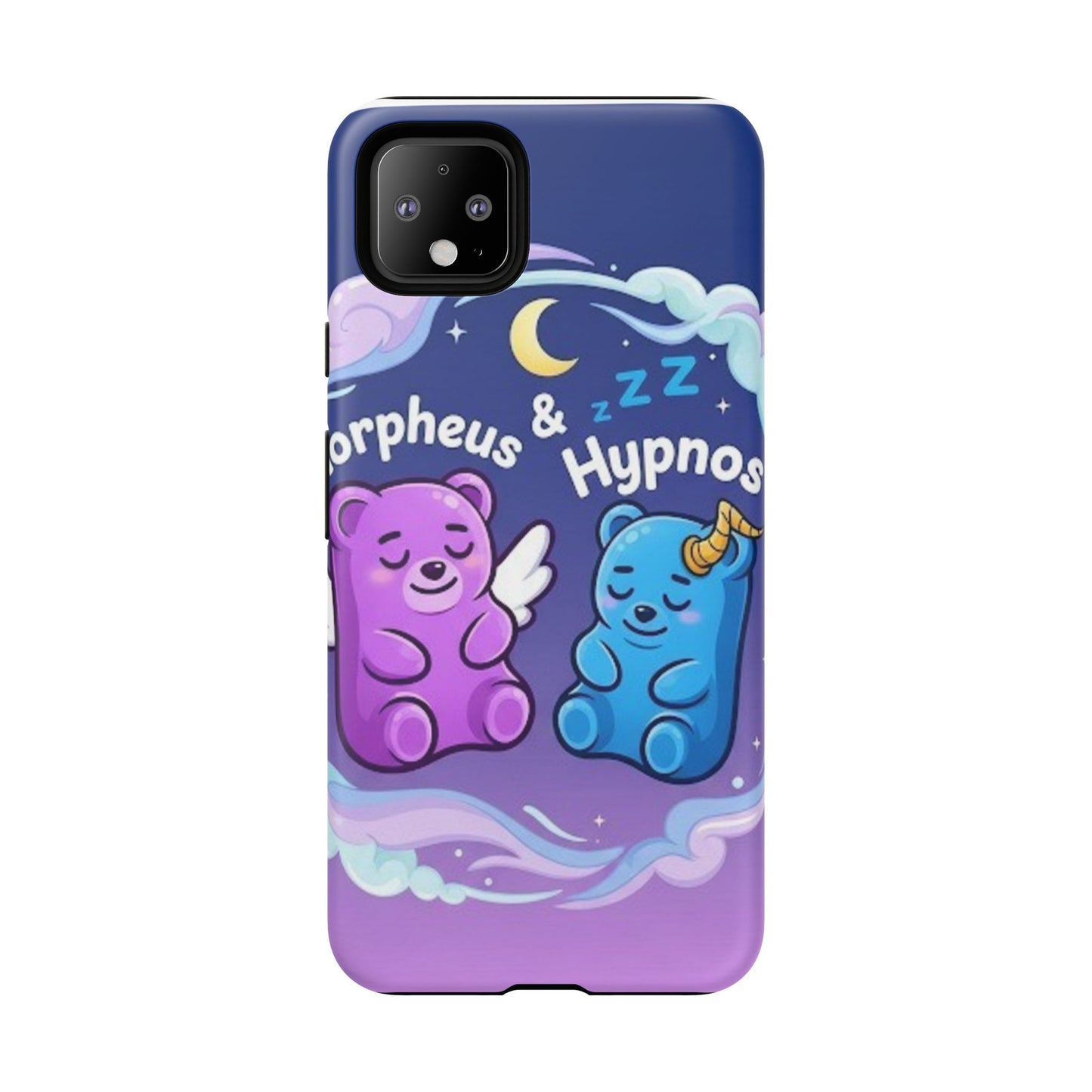 Cute Bear Phone Case with Orpheus & Hypnos Design