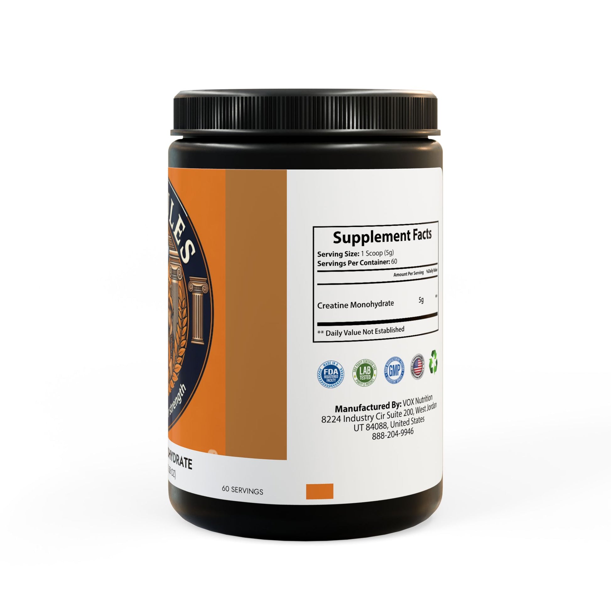 Hercules Creatine Monohydrate: Unleash Your Inner Strength (300g, 10.58oz)