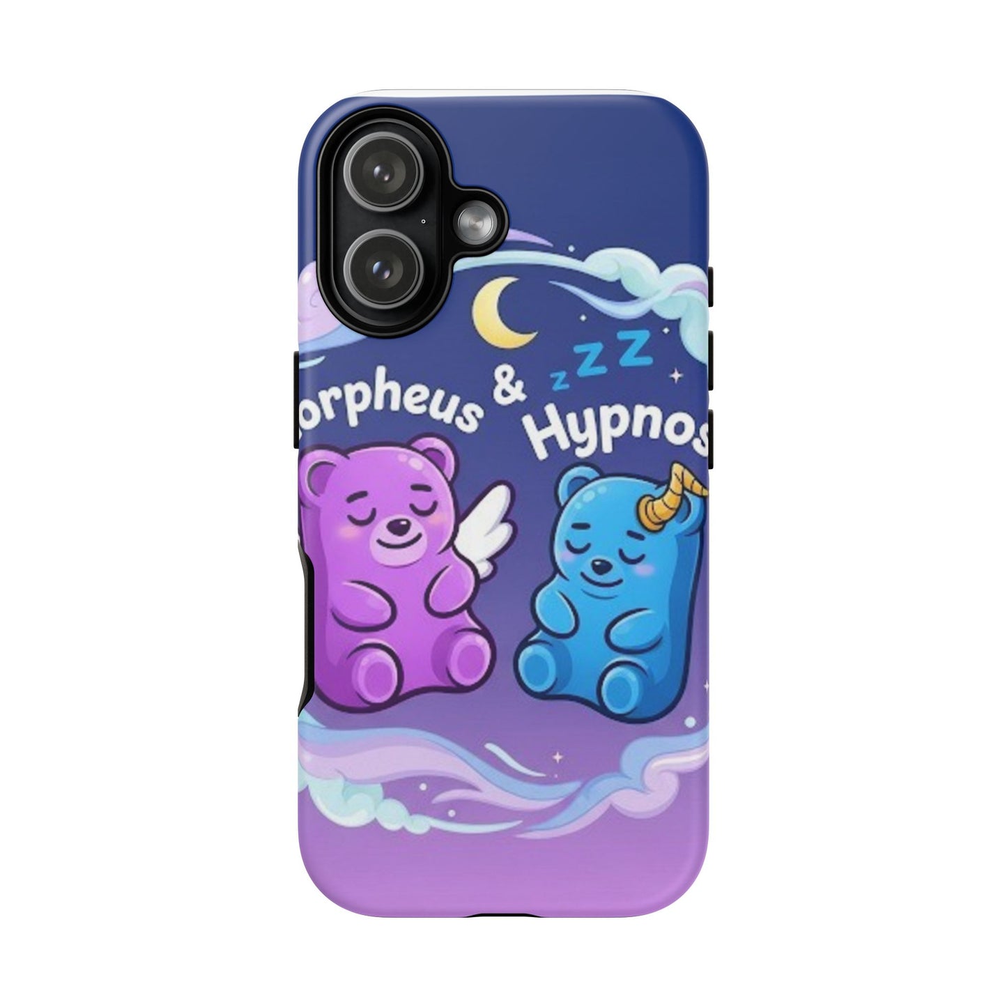 Cute Bear Phone Case with Orpheus & Hypnos Design