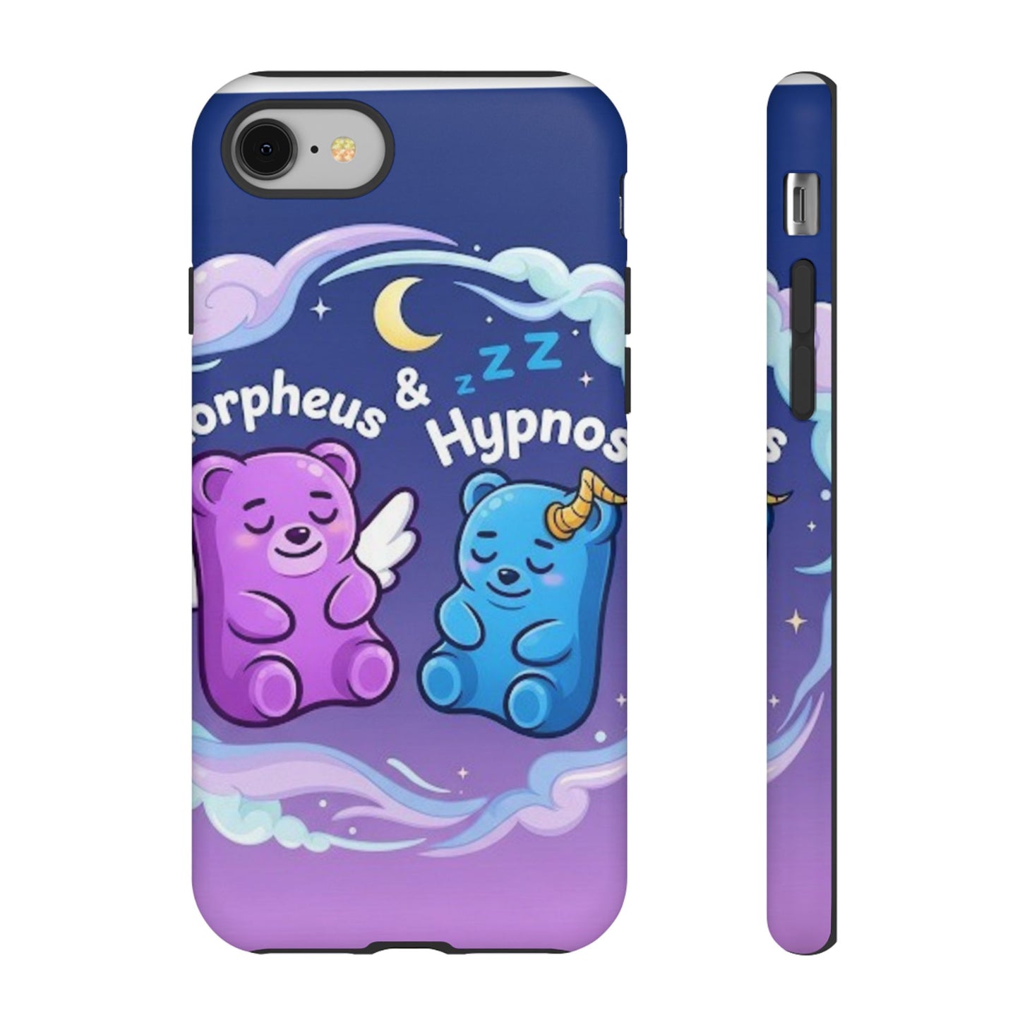 Cute Bear Phone Case with Orpheus & Hypnos Design