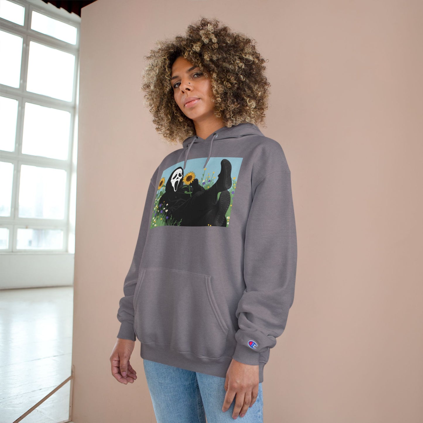 Chill Vibes Hoodie with Unique Artwork- Ghost Face
