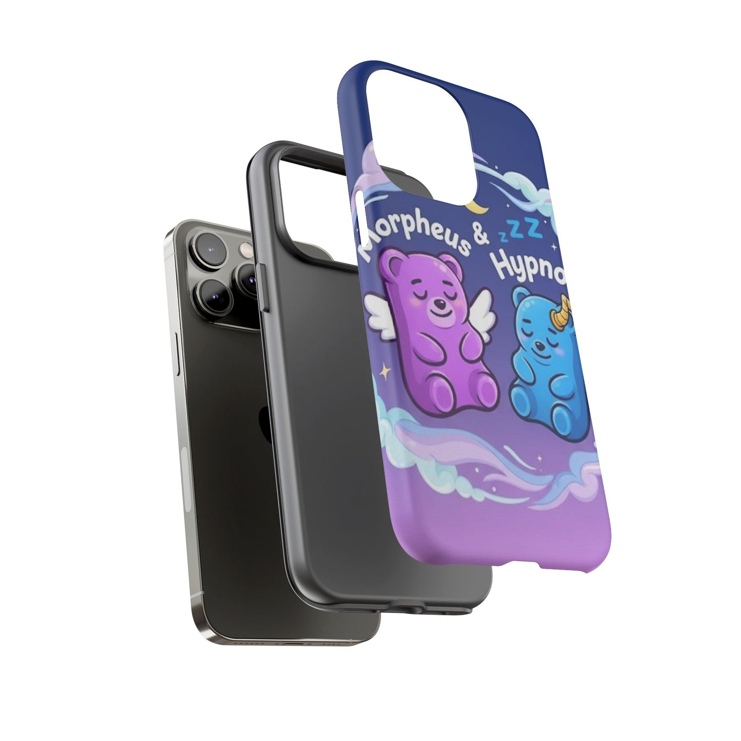 Cute Bear Phone Case with Orpheus & Hypnos Design