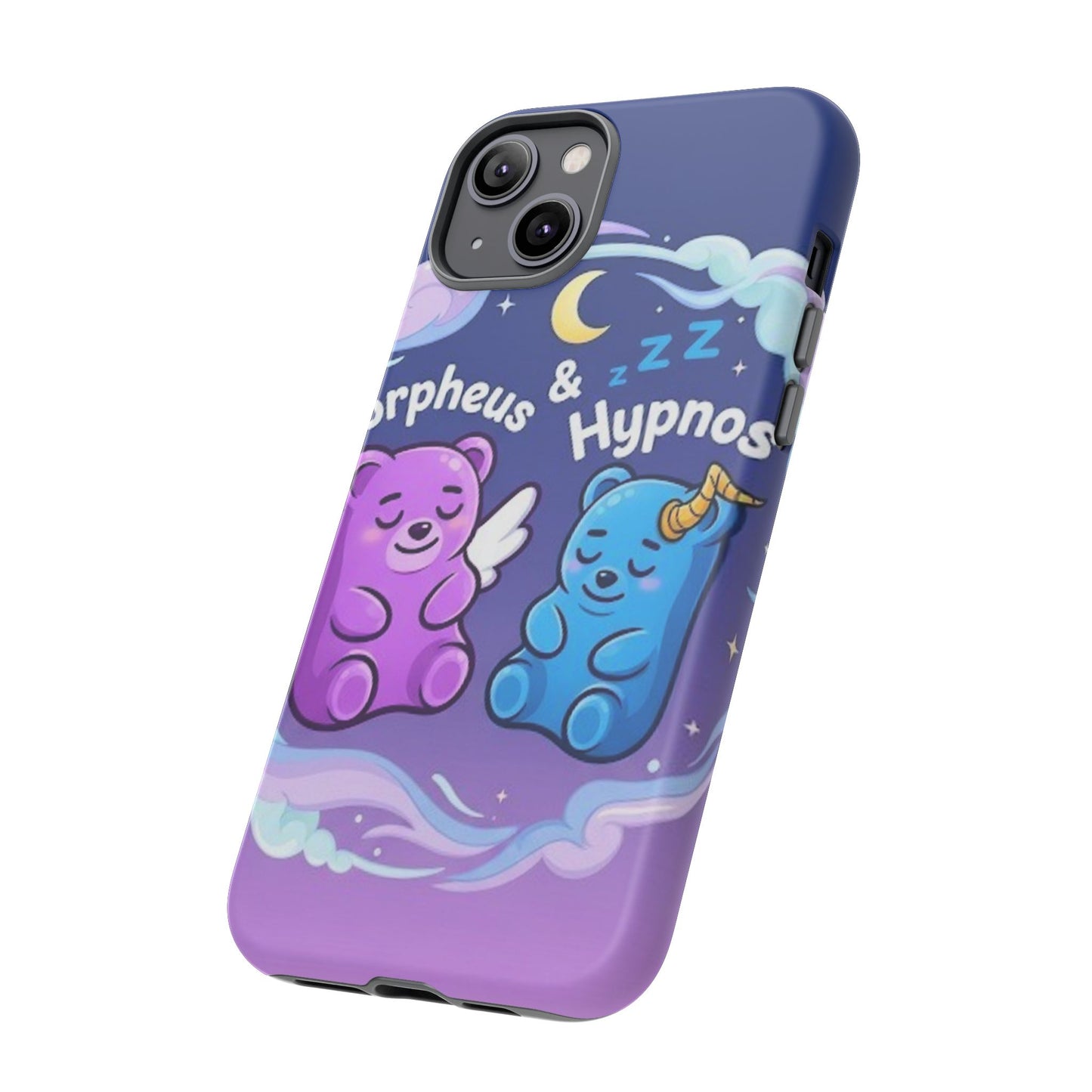 Cute Bear Phone Case with Orpheus & Hypnos Design