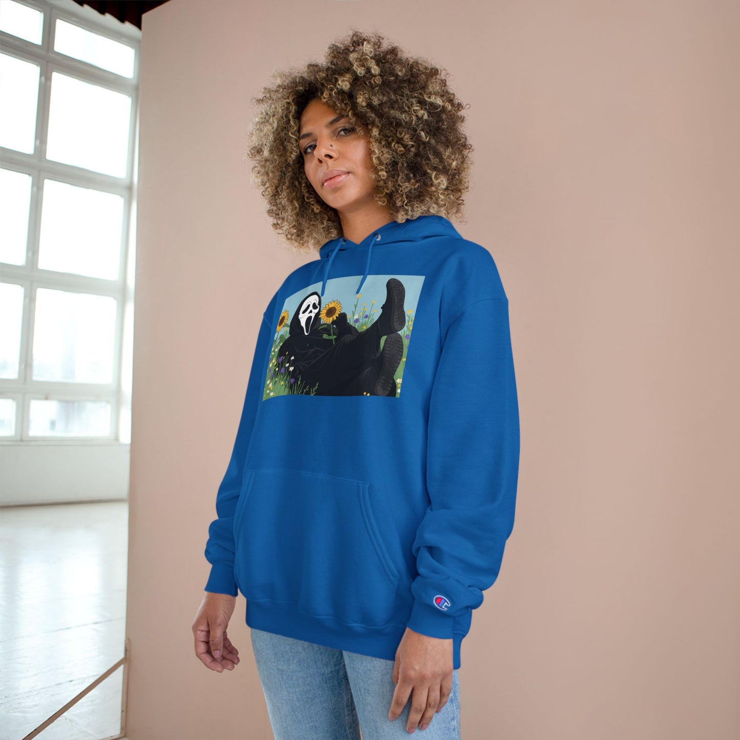 Chill Vibes Hoodie with Unique Artwork- Ghost Face