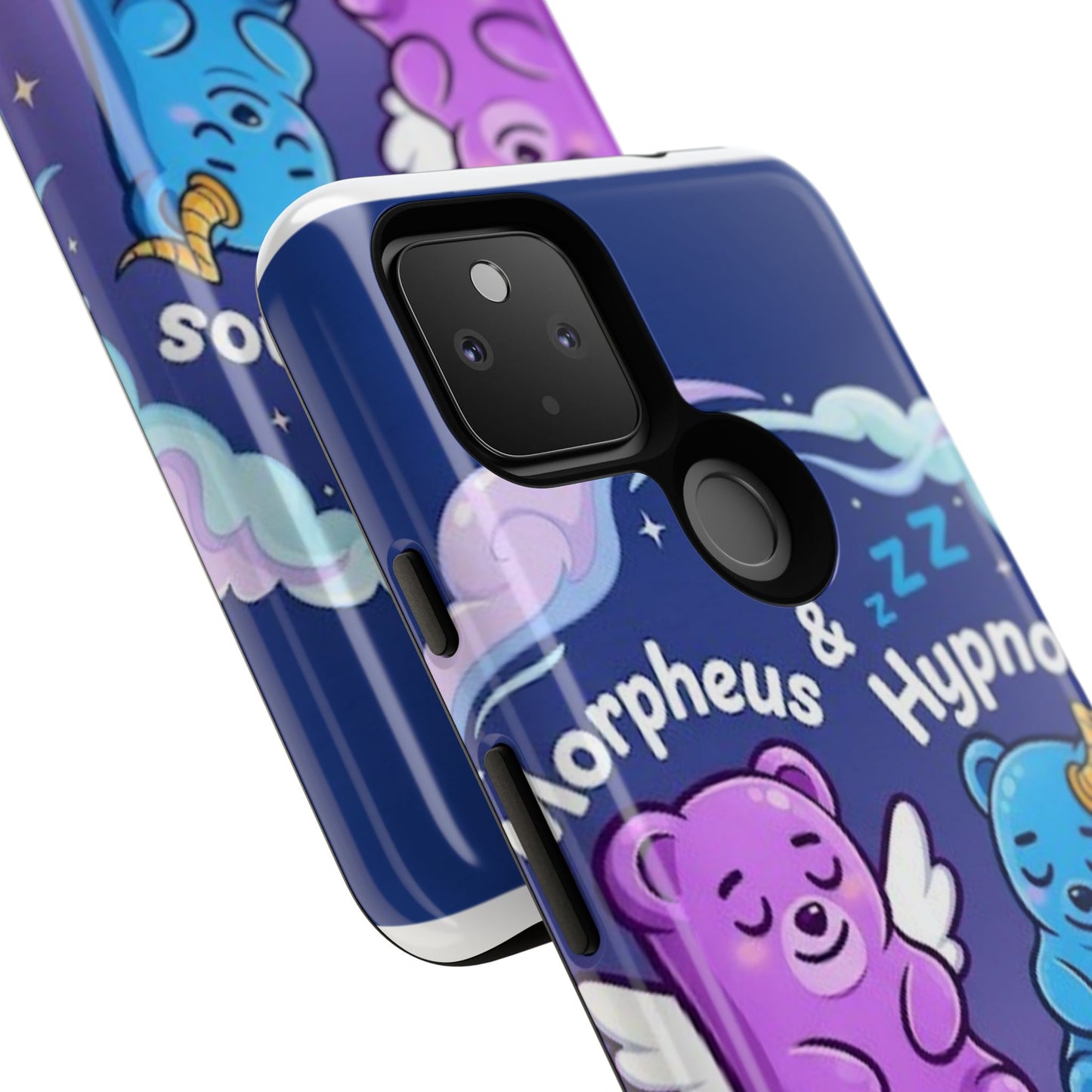 Cute Bear Phone Case with Orpheus & Hypnos Design