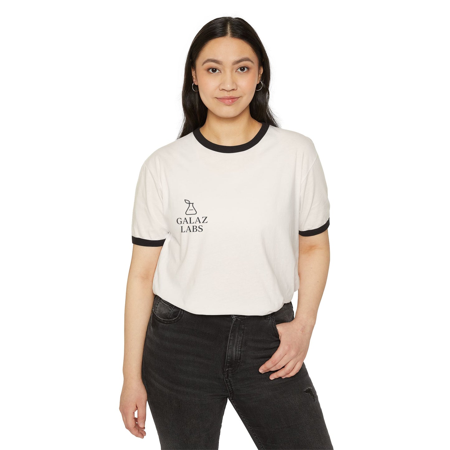 Stylish Galaz Labs Unisex Cotton Ringer T-Shirt,