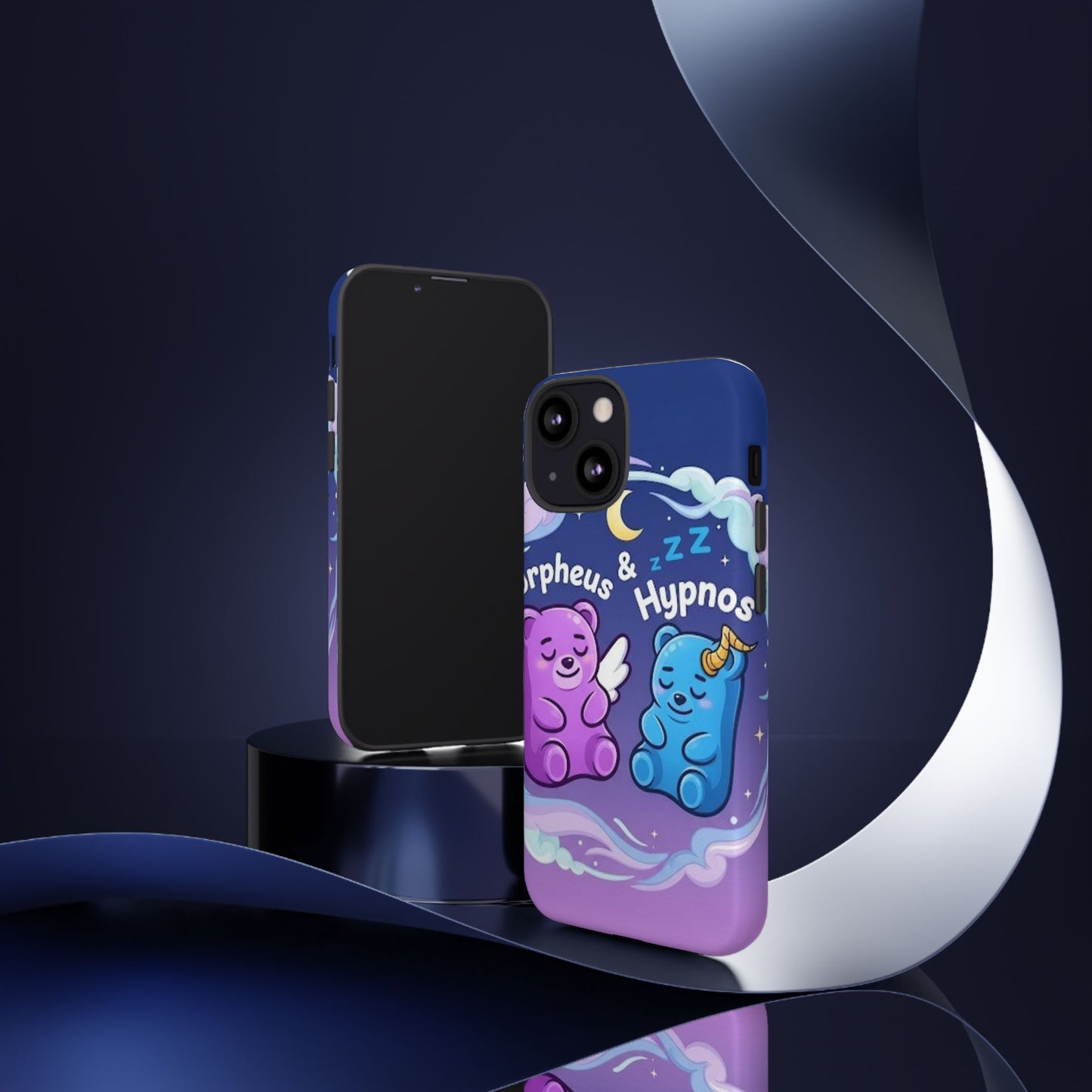 Cute Bear Phone Case with Orpheus & Hypnos Design