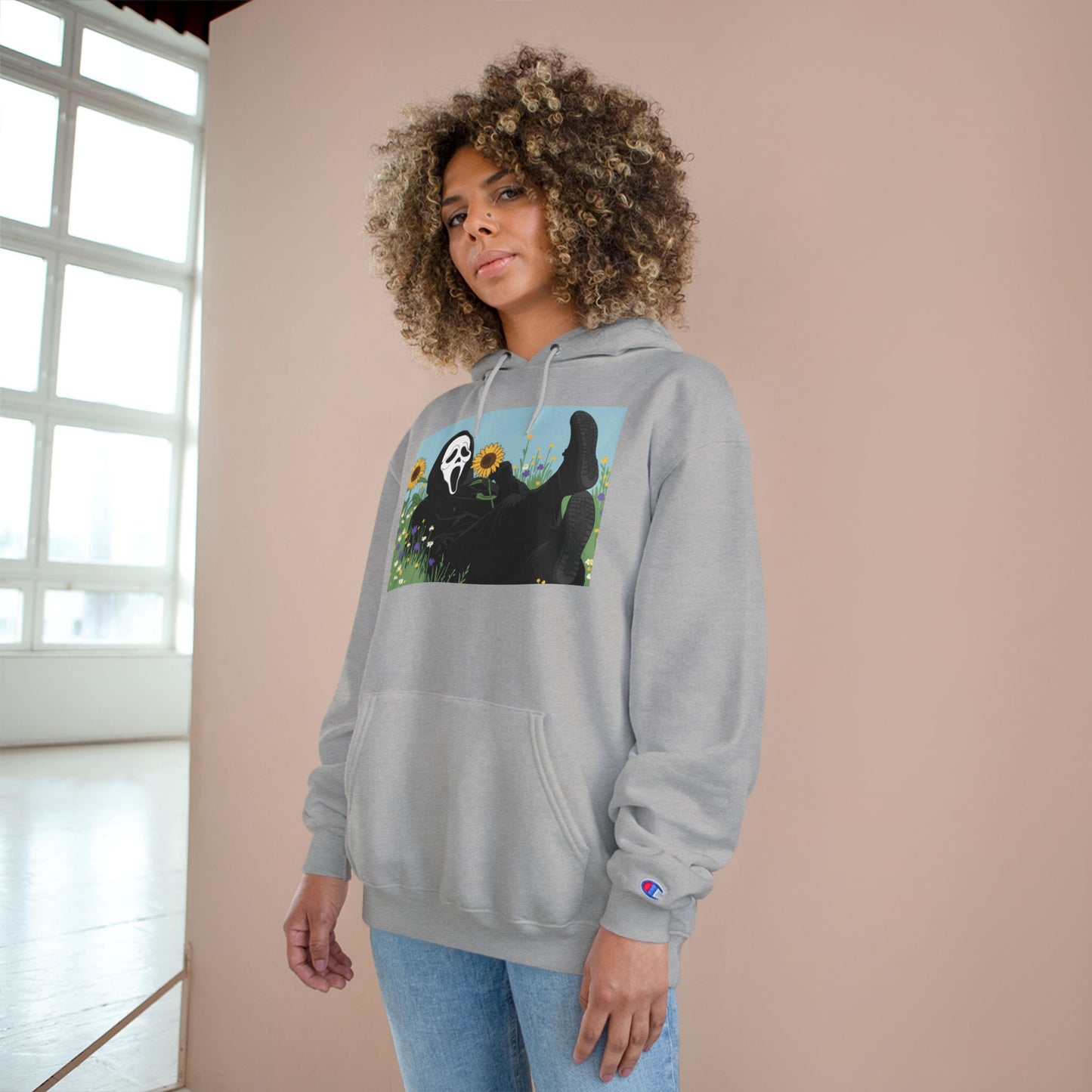 Chill Vibes Hoodie with Unique Artwork- Ghost Face