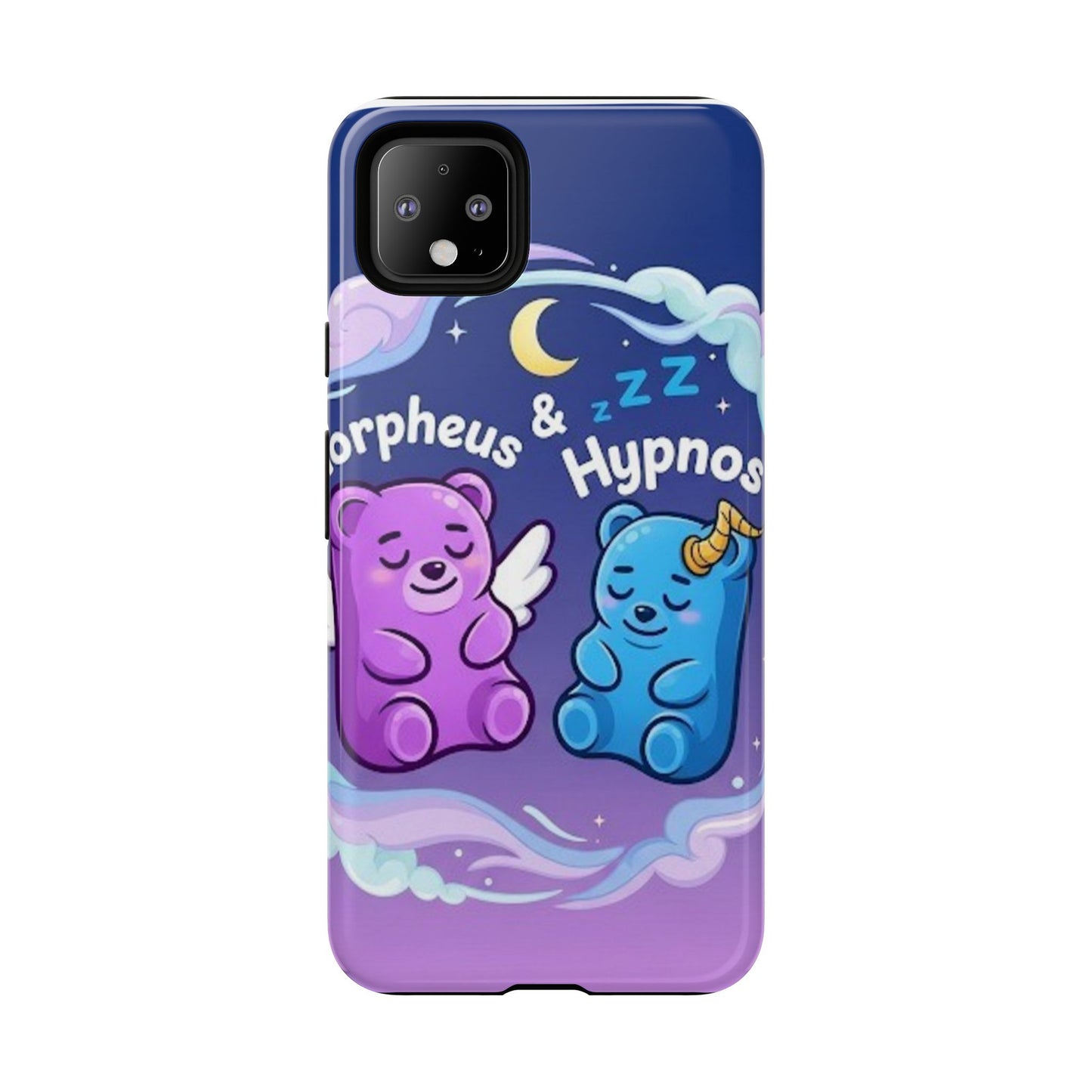 Cute Bear Phone Case with Orpheus & Hypnos Design