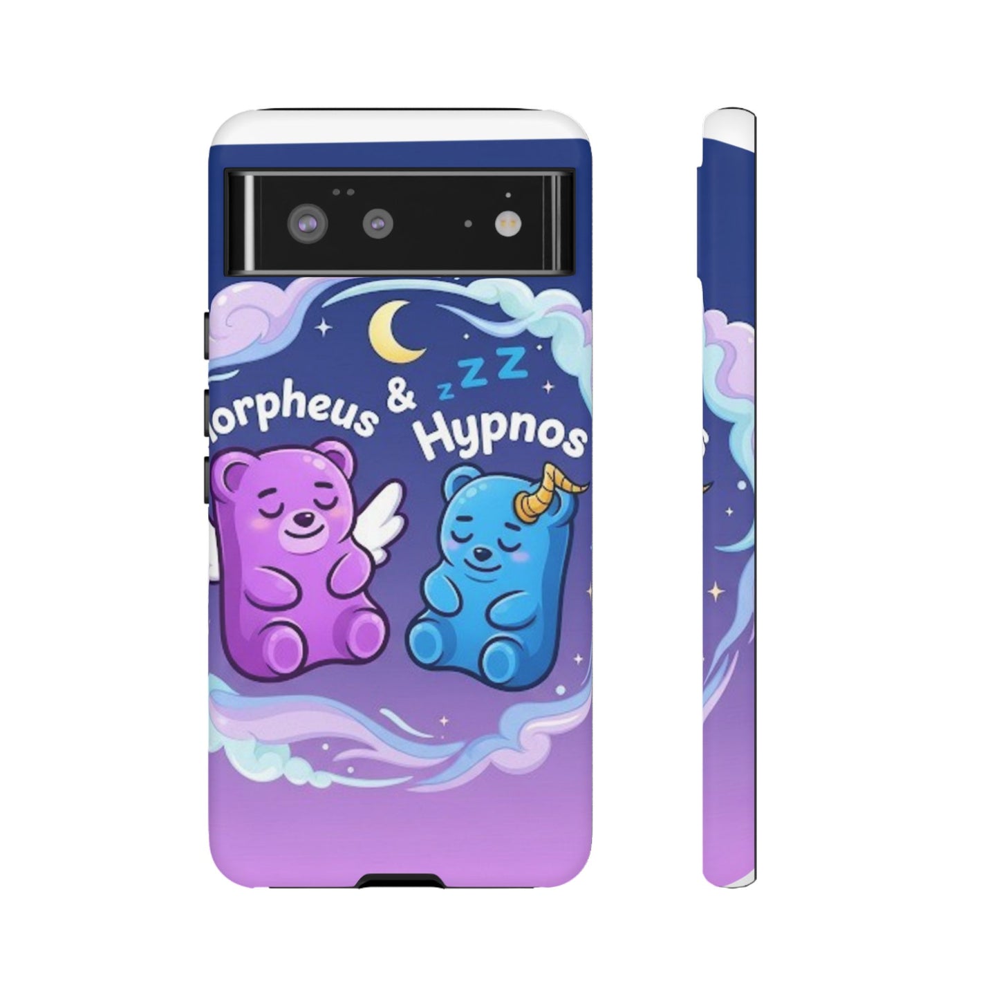 Cute Bear Phone Case with Orpheus & Hypnos Design