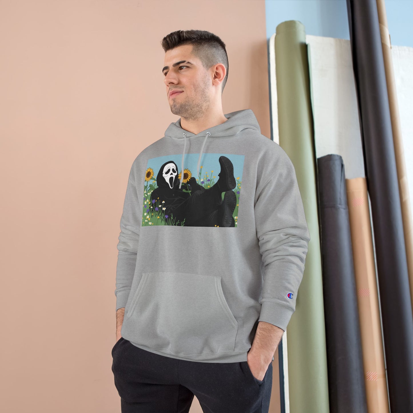 Chill Vibes Hoodie with Unique Artwork- Ghost Face