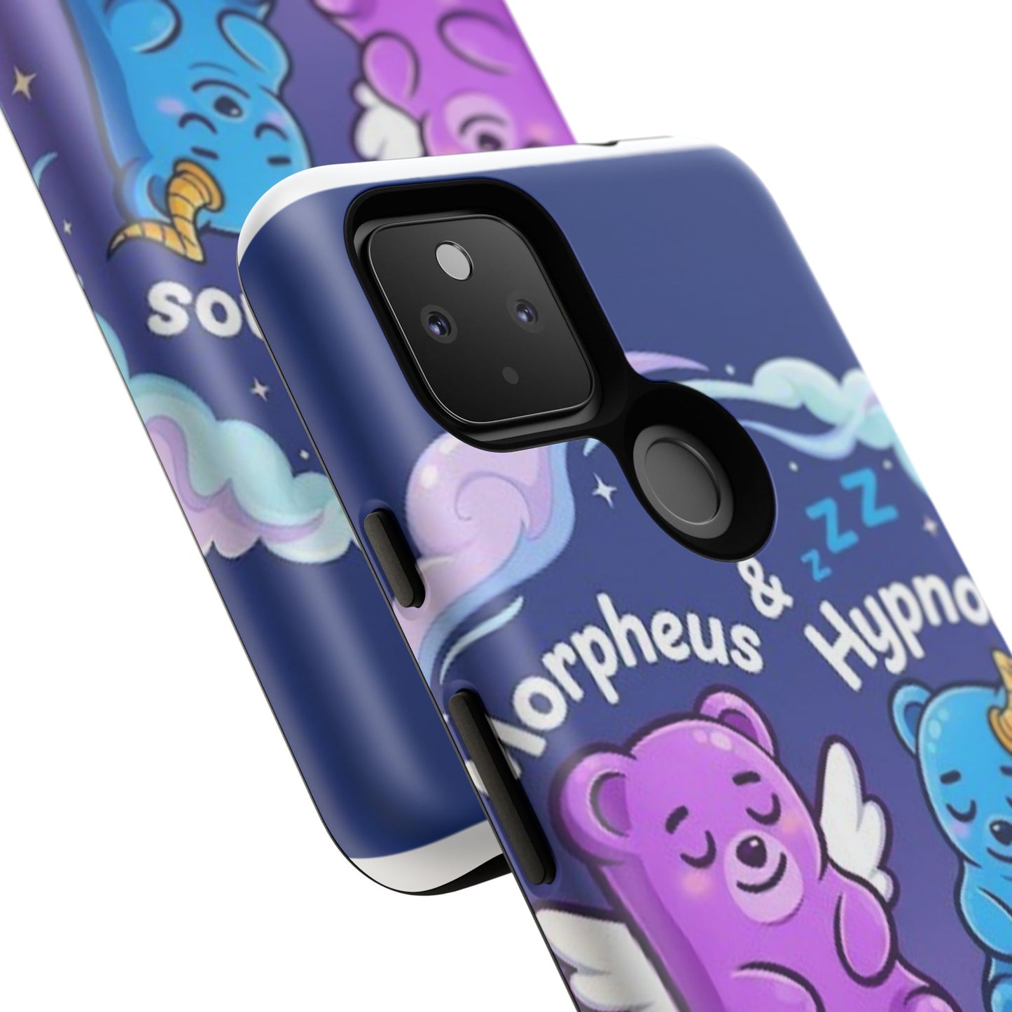Cute Bear Phone Case with Orpheus & Hypnos Design
