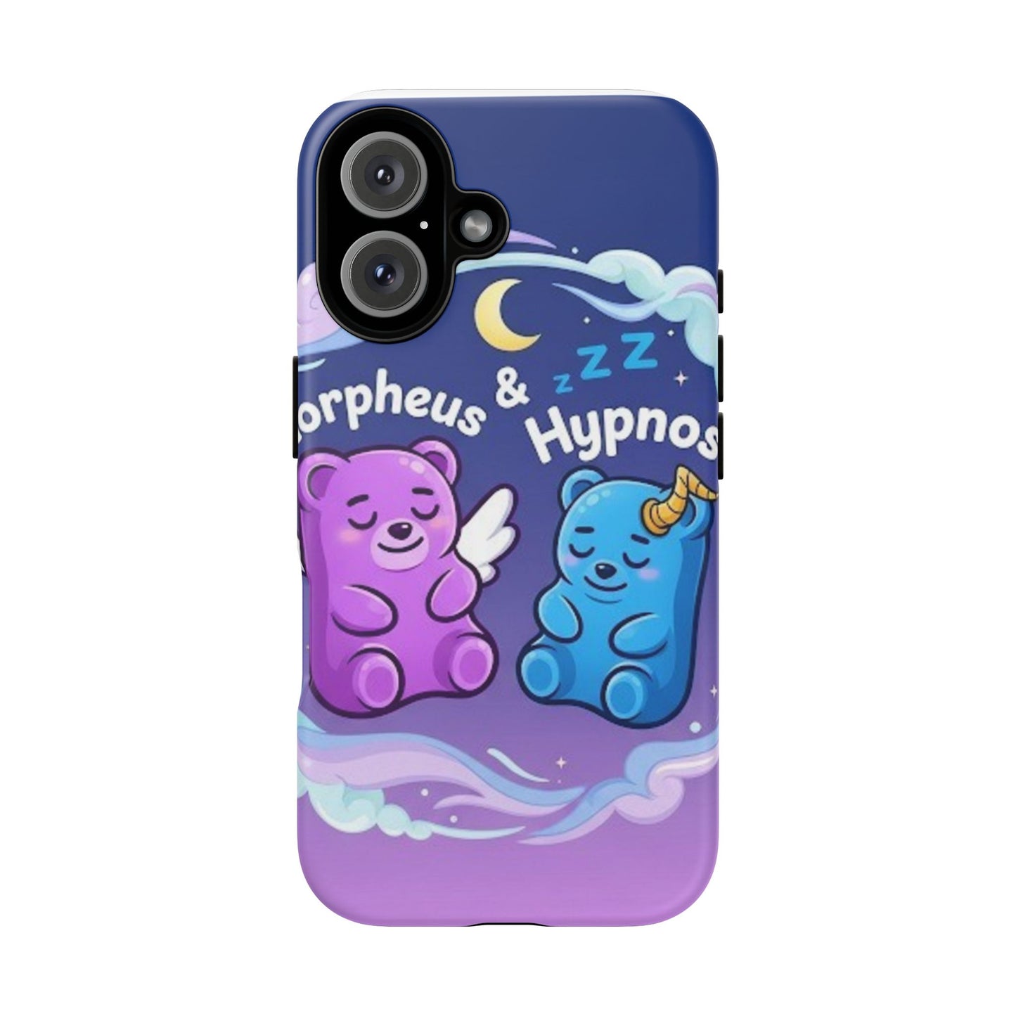 Cute Bear Phone Case with Orpheus & Hypnos Design