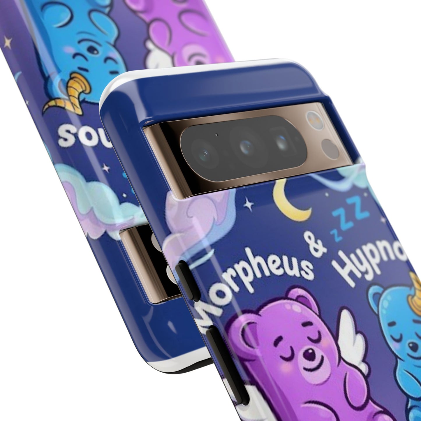 Cute Bear Phone Case with Orpheus & Hypnos Design