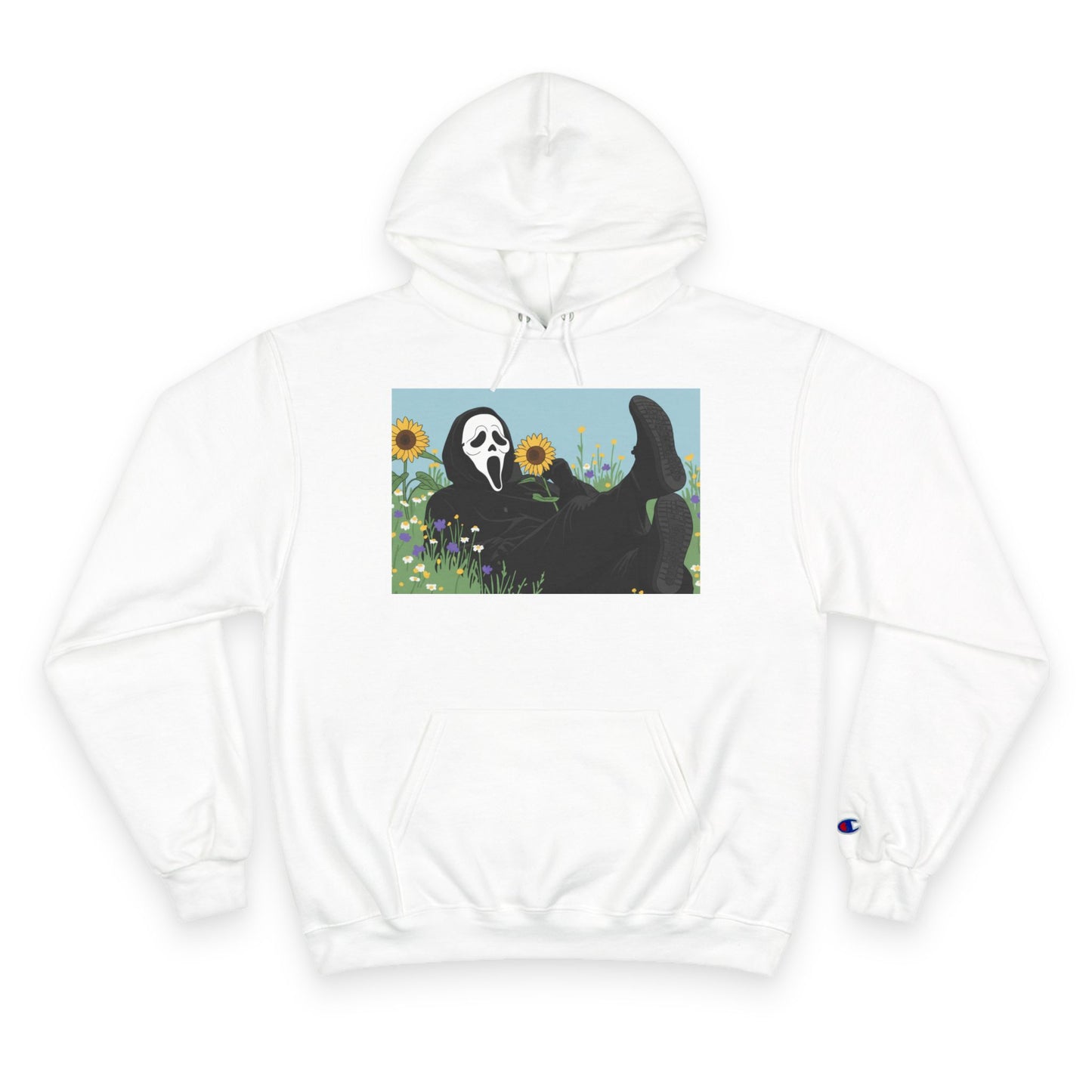 Chill Vibes Hoodie with Unique Artwork- Ghost Face