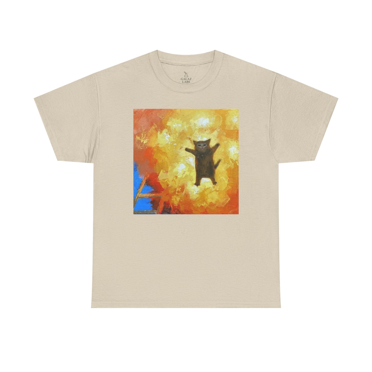 Cat Explosion Unisex Heavy Cotton Tee