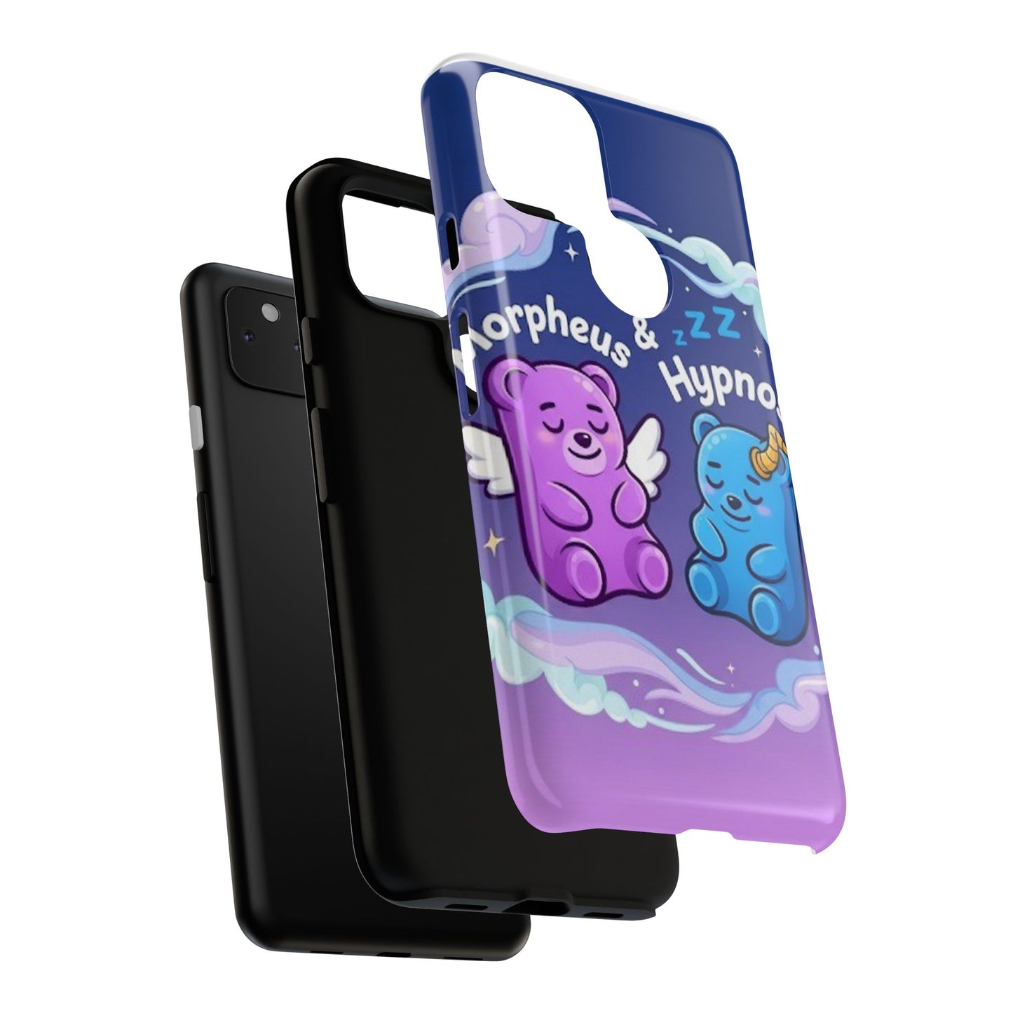Cute Bear Phone Case with Orpheus & Hypnos Design