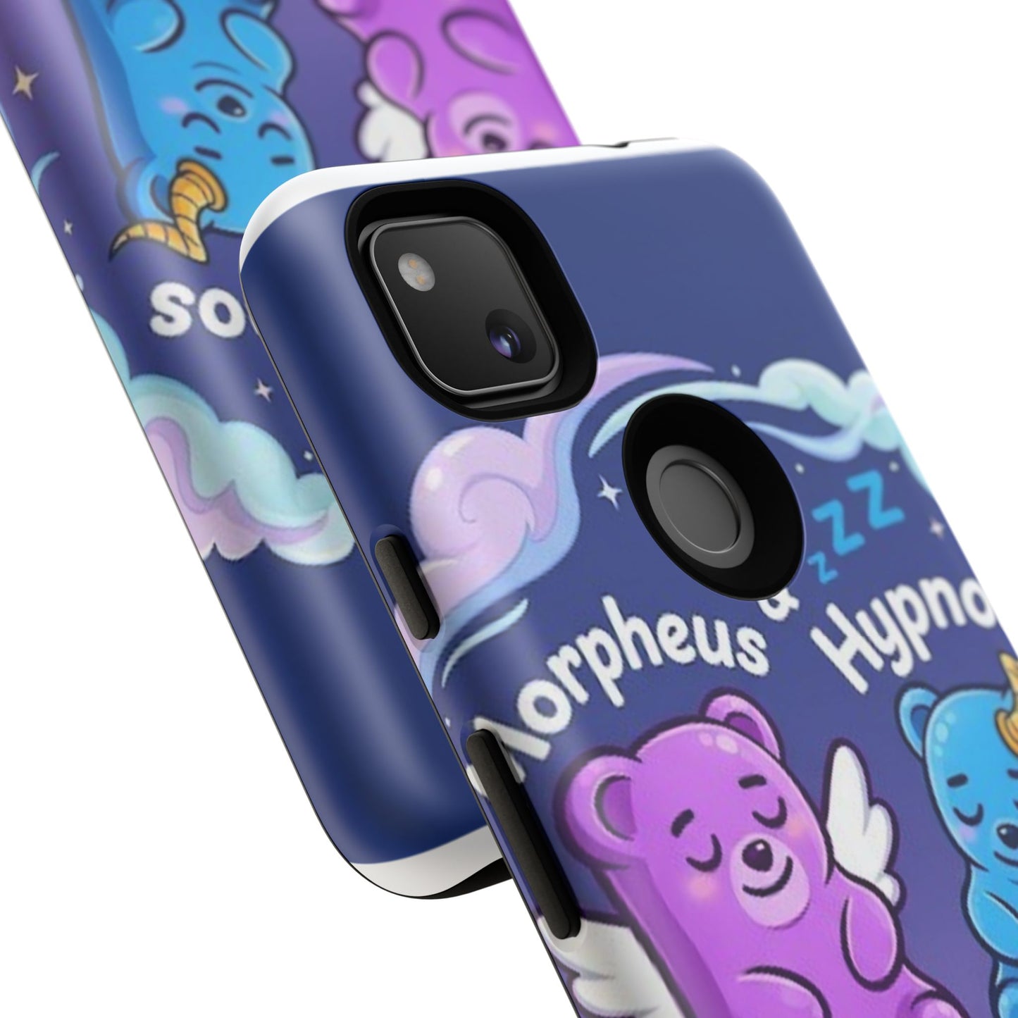 Cute Bear Phone Case with Orpheus & Hypnos Design