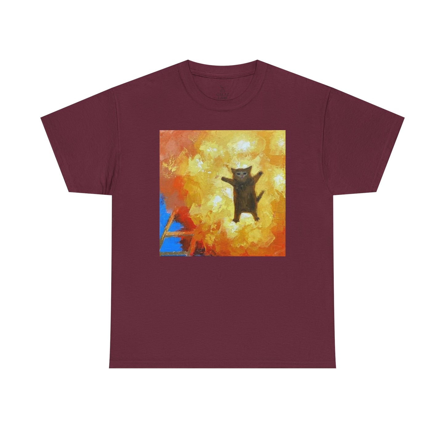 Cat Explosion Unisex Heavy Cotton Tee