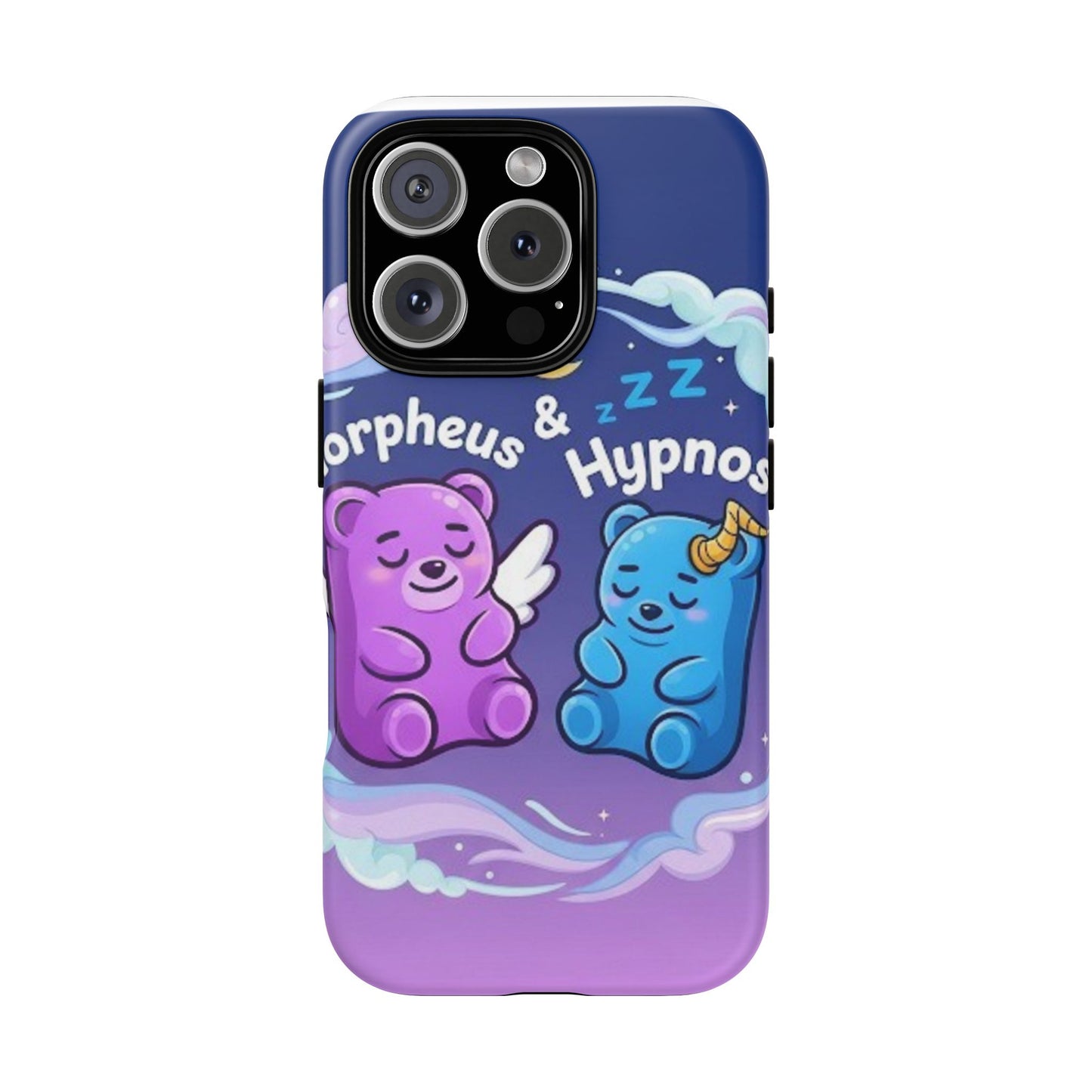 Cute Bear Phone Case with Orpheus & Hypnos Design