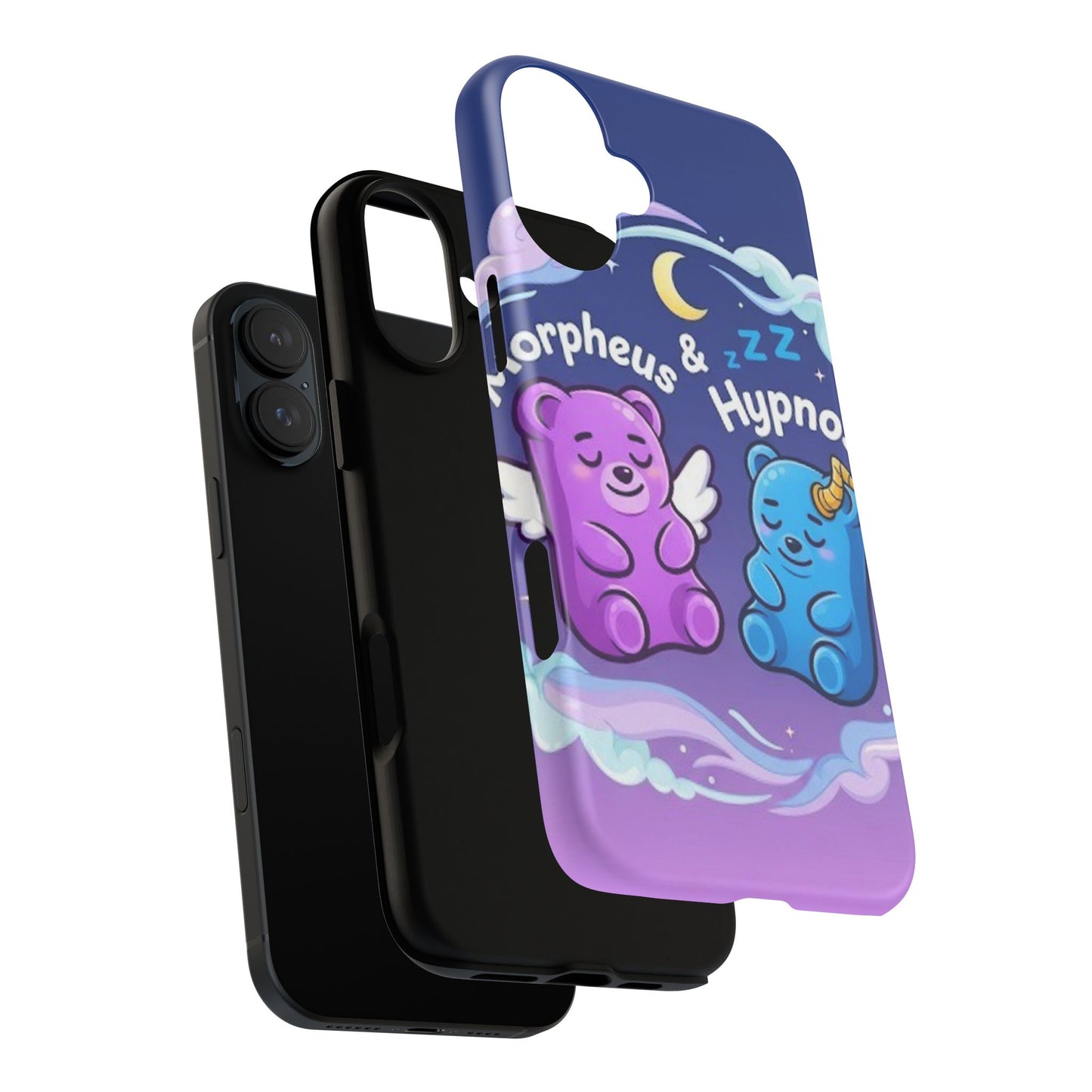Cute Bear Phone Case with Orpheus & Hypnos Design
