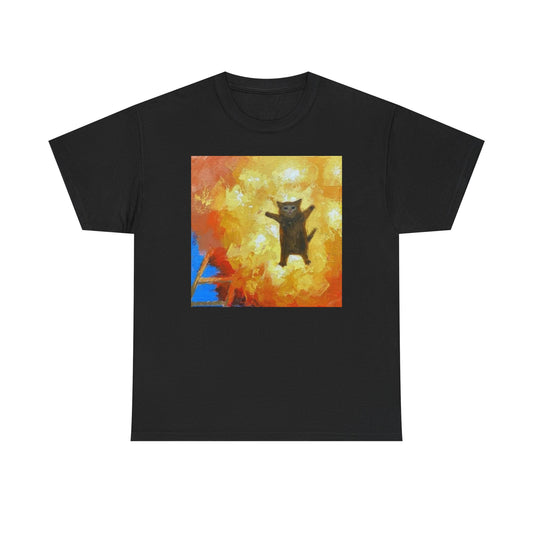 Cat Explosion Unisex Heavy Cotton Tee