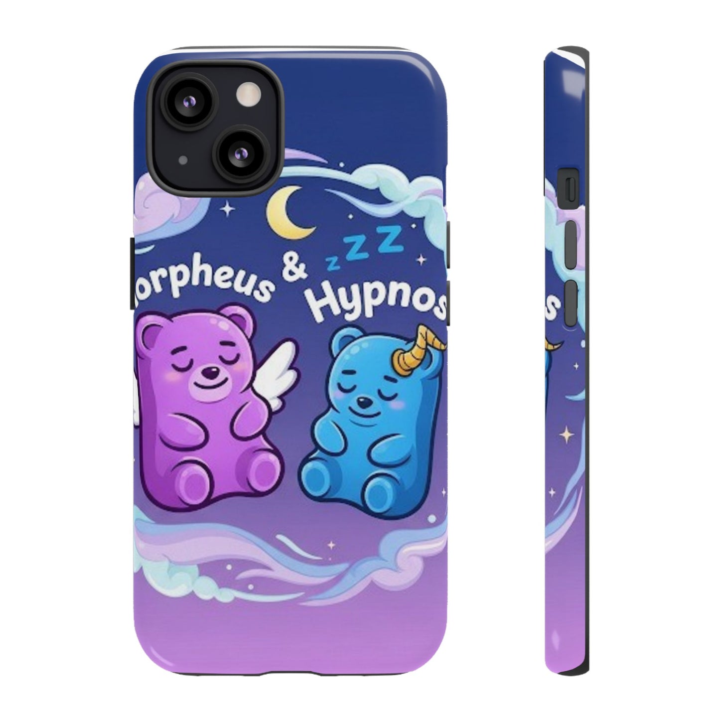Cute Bear Phone Case with Orpheus & Hypnos Design